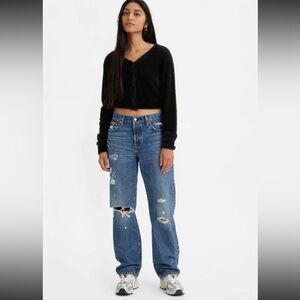 Levi's 90s  Distressed Jeans| Sz 26 looser fit length 30"